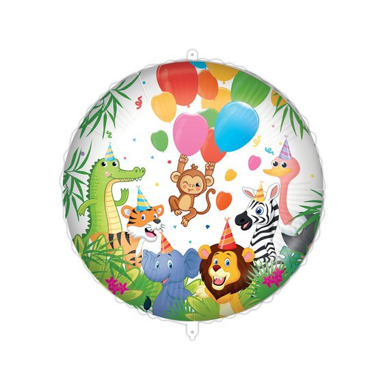 Fóliový balónek “Jungle Balloons - džungle”, 46 cm - Obr. 1