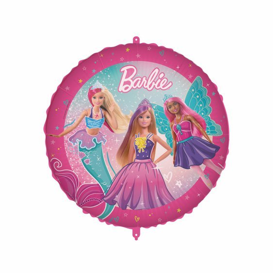 Fóliový balónek s těžítkem “Barbie Fantasy”, 46 cm - obr. 1
