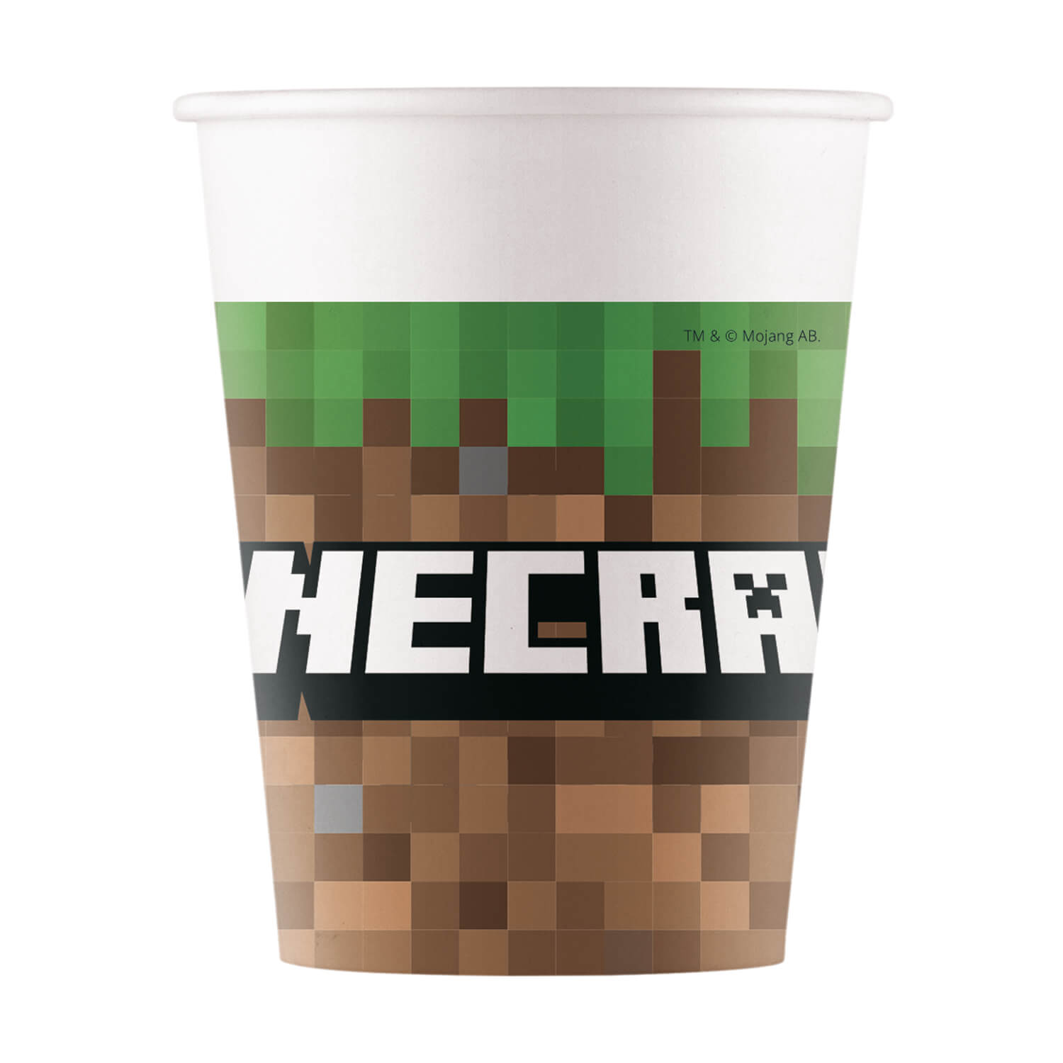 Papírové kelímky “Minecraft”, 200 ml, 8 ks