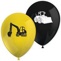 Balónky “Stavební stroje”, 28 cm, 8 ks