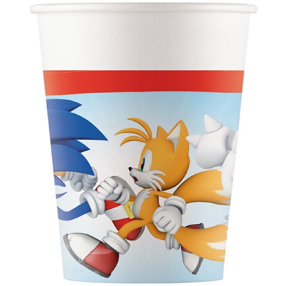 Papírové kelímky “Sonic”, 200 ml, 8 ks - Obr. 1