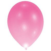 Svítící balónky RŮŽOVÉ, 27 cm, 5 ks