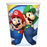 Papírové kelímky “Super Mario”, 250 ml, 8 ks