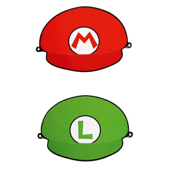 Párty čepičky “Super Mario”, 8 ks - Obr. 1