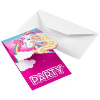 Pozvánky "Barbie - Dreamtopia", 8 ks