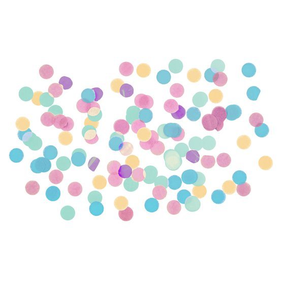 Dekorační konfetky “Happy Birthday - pastelové balónky”, 15g - Obr. 1