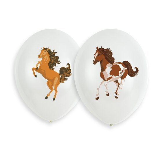 Balónky “Koně-Beautiful Horses”, 27 cm, 6 ks - Obr. 1