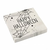 Ubrousky “Halloween - pavučina”, 33x33 cm, 16 ks