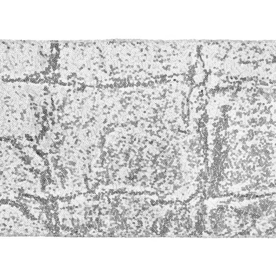 Běhoun s flitry STŘÍBRNÝ, 30 cm x 5 m - Obr.1