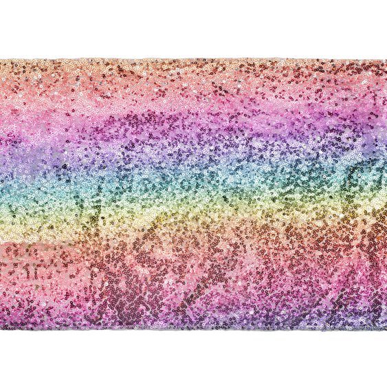 Běhoun s flitry BAREVNÝ, 30 cm x 5 m - Obr.1