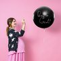 Balónek "Boy or Girl" s růžovými konfetami, 1 m - Obr.2