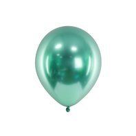 Lesklý balónek ZELENÝ, 30 cm, 50 ks