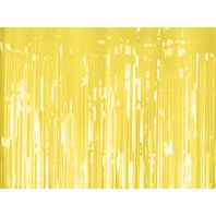 Párty závěs s třásněmi “ŽLUTÝ”, 100x200 cm - Obr.1