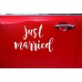 Nálepky na auto "Just married" 33x45 cm - Obr. 3