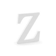 Dřevěné písmeno "Z" BÍLÉ, 20 cm - Obr. 1