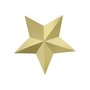 Závěsné dekorační hvězdy ZLATÉ, 6 kusů - Obr. 3