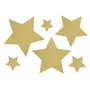 Závěsné dekorační hvězdy ZLATÉ, 6 kusů - Obr. 4