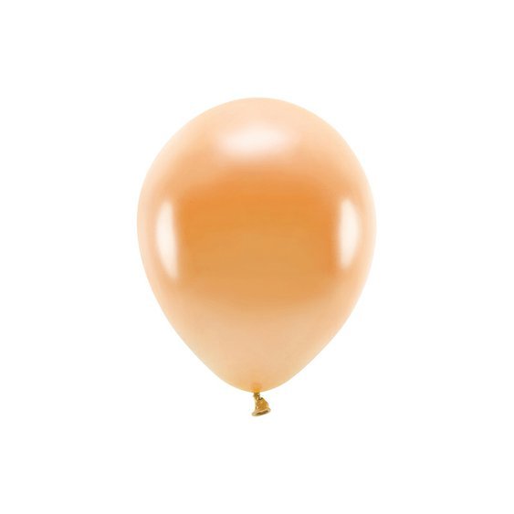 EKO balónek metalický ORANŽOVÝ, 26 cm, 100 ks - Obr.1