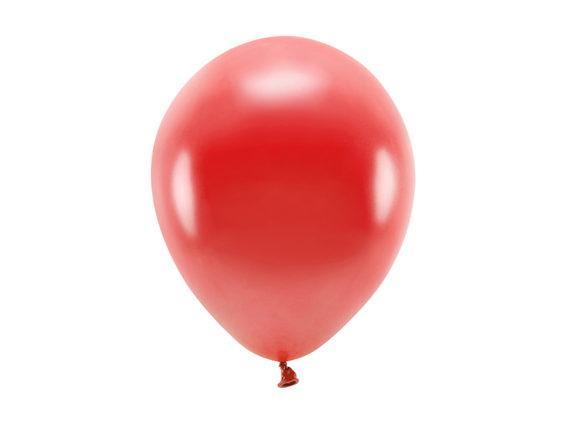 EKO balónek metalický ČERVENÝ, 26 cm