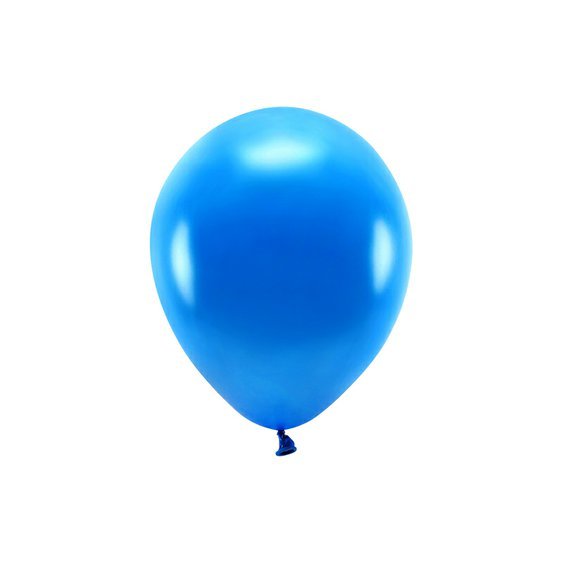 EKO balónek metalický NÁMOŘNICKÁ MODŘ, 26 cm, 100 ks - Obr.1