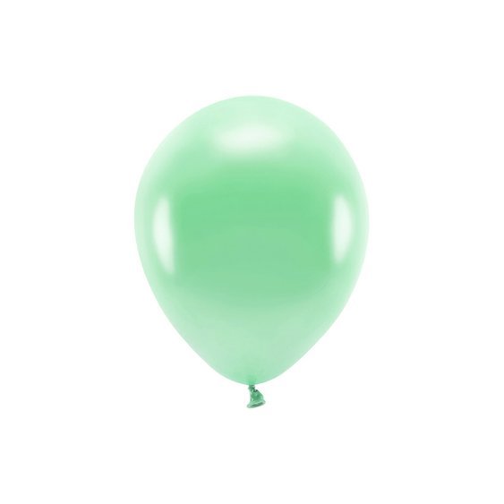 EKO balónek metalický MINTOVÝ, 26 cm, 100 ks - Obr.1