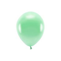 EKO balónek metalický MINTOVÝ, 26 cm, 100 ks