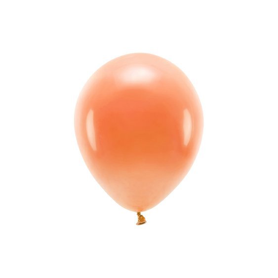 EKO balónek pastelový ORANŽOVÝ, 26 cm, 100 ks - Obr.1