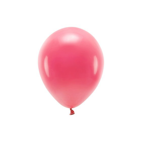 EKO balónek pastelový SVĚTLE ČERVENÝ, 26 cm - Obr.1