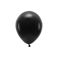 EKO balónek pastelový ČERNÝ, 26 cm, 100 ks