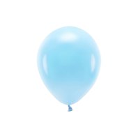 EKO balónek pastelový AZUROVÝ, 26 cm, 100 ks