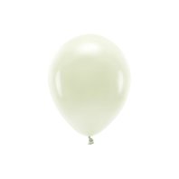 EKO balónek pastelový KRÉMOVÝ, 26 cm, 100 ks