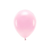 EKO balónek pastelový SVĚTLE-RŮŽOVÝ, 26 cm, 100 ks
