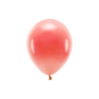 EKO balónek pastelový KORÁLOVÝ, 26 cm, 100 ks