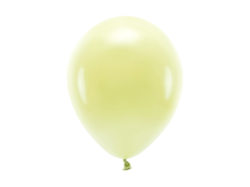 EKO balónek pastelový SVĚTLE ŽLUTÝ, 26 cm