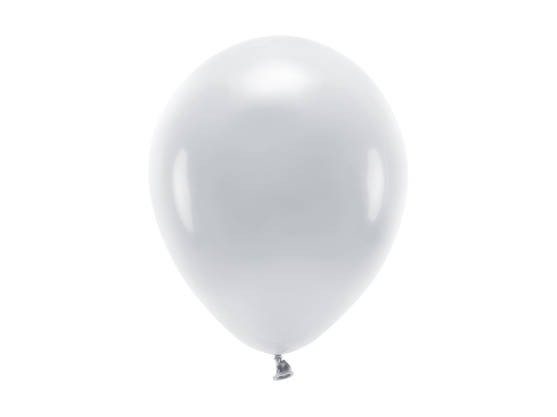EKO balónek pastelový ŠEDÝ, 26 cm