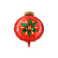 Fóliový balónek "Vánoční ozdoba-koule", 45 cm
