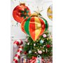 Fóliový balónek "Vánoční ozdoba", 51x49 cm - Obr. 2