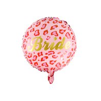 Fóliový balónek “Bride” RŮŽOVO-ZLATÝ, 45 cm