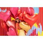 Fóliový balónek “Srdce” RŮŽOVO-ZLATÝ, 75x64 cm - Obr.3