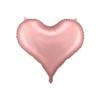 Fóliový balónek “Srdce” SVĚTLE RŮŽOVÝ, 75x64 cm