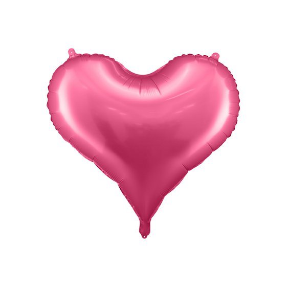 Fóliový balónek “Srdce” RŮŽOVÝ, 75x64 cm - Obr.1