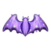 Fóliový balónek “Magický netopýr” FIALOVÝ, 119x51 cm