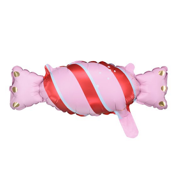Fóliový balónek “Růžový bonbón”, 40x16,5 cm - Obr.1
