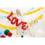Fóliový balónkový nápis "LOVE" ČERVENÝ, 140x35 cm - Obr. 3