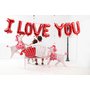 Fóliový balónkový nápis “I LOVE YOU" ČERVENÝ, 260x40 cm - Obr.2
