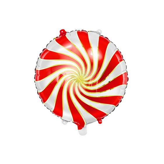 Fóliový balónek "Candy" ČERVENÝ, 35 cm - Obr. 1