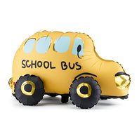 Stojící fóliový balónek “School Bus”, 66x33 cm - Obr.1