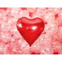 Fóliový metalický balónek "Srdce" ČERVENÝ, 61 cm - Obr. 4