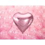 Fóliový metalický balónek "Srdce" SVĚTLE RŮŽOVÝ, 61 cm - Obr. 3