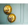 Fóliový balónek "60. narozeniny" ZLATÝ, 45 cm - Obr. 4